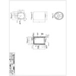 Wausau Tile TF1221 30 Gallon Concrete Round Recycling Station with 3-Hole Plastic Lid Wausau Tile TF1221 30 Gallon Concrete Round Recycling Station with 3-Hole Plastic Lid