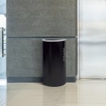Ex-Cell Kaiser RC-KDHR-T BT-PBG Black Tie Kaleidoscope Pebble Black Gloss 8 Gallon Half Round Trash Can Ex-Cell Kaiser RC-KDHR-T BT-PBG Black Tie Kaleidoscope Pebble Black Gloss 8 Gallon Half Round Trash Can
