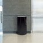 Ex-Cell Kaiser RC-KDHR-T BT-PBG Black Tie Kaleidoscope Pebble Black Gloss 8 Gallon Half Round Trash Can Ex-Cell Kaiser RC-KDHR-T BT-PBG Black Tie Kaleidoscope Pebble Black Gloss 8 Gallon Half Round Trash Can