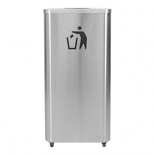 Ex-Cell Kaiser LDW-24 SS 24 Gallon Stainless Steel Rectangular Waste Companion Container to Liquids Disposal Receptacle Ex-Cell Kaiser LDW-24 SS 24 Gallon Stainless Steel Rectangular Waste Companion Container to Liquids Disposal Receptacle