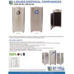 Ex-Cell Kaiser LDW-24 SS 24 Gallon Stainless Steel Rectangular Waste Companion Container to Liquids Disposal Receptacle