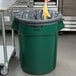 Rubbermaid® FG265500DGRN BRUTE Green 55 Gallon Round Trash Can Rubbermaid® FG265500DGRN BRUTE Green 55 Gallon Round Trash Can