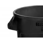 Rubbermaid® 1867531 BRUTE 32 Gallon Black Executive Round Trash Can