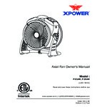 XPOWER P-21AR 4-Speed Industrial Axial Fan with GFCI Power Outlets - 1100 CFM; 115V XPOWER P-21AR 4-Speed Industrial Axial Fan with GFCI Power Outlets - 1100 CFM; 115V