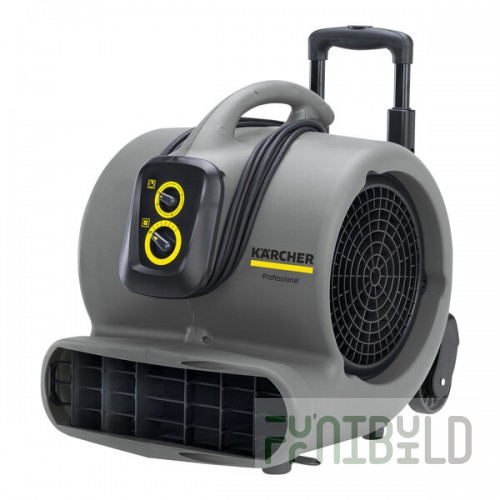 Karcher AB 84 1.004-039.0 3-Speed Air Mover with Telescoping Handle and Wheels - 3,000 CFM, 115V