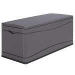 Lifetime 60298 Gray 130 Gallon Outdoor Storage Box