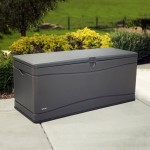 Lifetime 60298 Gray 130 Gallon Outdoor Storage Box