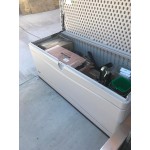 Lifetime 60298 Gray 130 Gallon Outdoor Storage Box