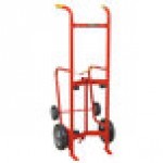 Wesco Industrial Products Standard Series 1,000 lb. 4 Wheel Steel Drum Truck with (2) 10