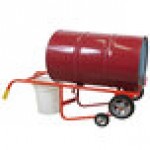 Wesco Industrial Products Standard Series 1,000 lb. 4 Wheel Steel Drum Truck with (2) 10