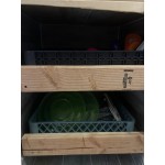 Noble Warewashing Full-Size All Purpose Peg Rack with Closed Sides Noble Warewashing Full-Size All Purpose Peg Rack with Closed Sides