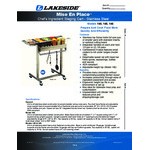 Lakeside 146 Mise En Place Stainless Steel Chef's Ingredient Staging Cart with 2 Lakeside 146 Mise En Place Stainless Steel Chef's Ingredient Staging Cart with 2