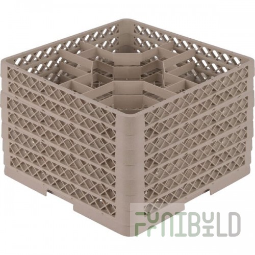 Vollrath TR13KKKKKK Traex® Rack Max Beige 5-Compartment 10 5/8
