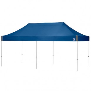 E-Z Up EC3STL20KFWHTRB Eclipse Instant Shelter 10' x 20' Royal Blue Canopy with White Frame