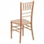 Flash Furniture XS-NATURAL-GG Hercules Natural Wood Chiavari Hardwood Stacking Chair