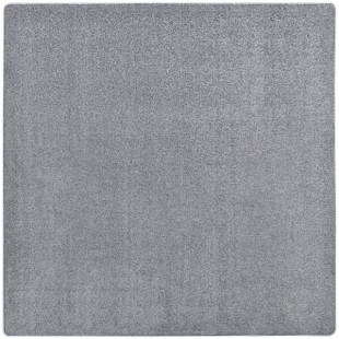 Joy Carpets Kid Essentials Endurance 12' Silver Square Area Rug