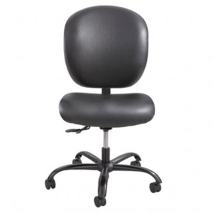 Safco 3391BV Alday Black Intensive Use Padded Vinyl Office Chair Safco 3391BV Alday Black Intensive Use Padded Vinyl Office Chair