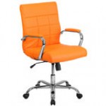 Flash Furniture GO-2240-BK-GG Mid-Back Black Quilted Vinyl Office Chair Flash Furniture GO-2240-BK-GG Mid-Back Black Quilted Vinyl Office Chair