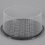 D&W Fine Pack 1/4 Size 1-2 Layer Sheet Cake Display Container with Clear Lid - 10/Pack D&W Fine Pack 1/4 Size 1-2 Layer Sheet Cake Display Container with Clear Lid - 10/Pack