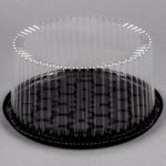 D&W Fine Pack 1/4 Size 1-2 Layer Sheet Cake Display Container with Clear Lid - 10/Pack D&W Fine Pack 1/4 Size 1-2 Layer Sheet Cake Display Container with Clear Lid - 10/Pack
