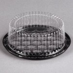 D&W Fine Pack 1/4 Size 1-2 Layer Sheet Cake Display Container with Clear Lid - 10/Pack D&W Fine Pack 1/4 Size 1-2 Layer Sheet Cake Display Container with Clear Lid - 10/Pack