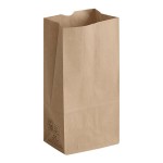Duro Husky Dubl Life 4 lb. Heavy Duty Natural Kraft Bag - 400/Bundle