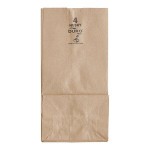 Duro Husky Dubl Life 4 lb. Heavy Duty Natural Kraft Bag - 400/Bundle