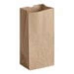 Duro Husky Dubl Life 4 lb. Heavy Duty Natural Kraft Bag - 400/Bundle