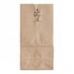 Duro Husky Dubl Life 4 lb. Heavy Duty Natural Kraft Bag - 400/Bundle