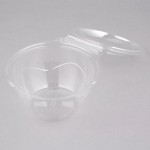 Polar Pak Clear Tamper-Resistant, Tamper-Evident 32 oz. Round Bowl with Lid - 150/Case