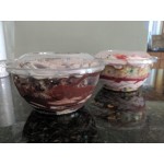 Polar Pak Clear Tamper-Resistant, Tamper-Evident 32 oz. Round Bowl with Lid - 150/Case