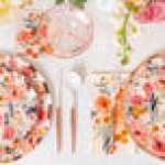 Sophistiplate Bella White / Blush Extra Heavy Weight Plastic Cutlery - 288/Case Sophistiplate Bella White / Blush Extra Heavy Weight Plastic Cutlery - 288/Case