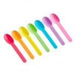 Choice Orange Heavy Weight Polypropylene Plastic Frozen Yogurt Spoon - 1,000/Case