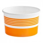 Choice Orange Heavy Weight Polypropylene Plastic Frozen Yogurt Spoon - 1,000/Case
