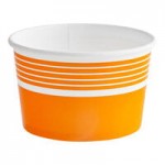 Choice Orange Heavy Weight Polypropylene Plastic Frozen Yogurt Spoon - 1,000/Case