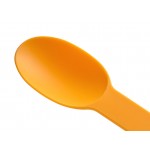 Choice Orange Heavy Weight Polypropylene Plastic Frozen Yogurt Spoon - 1,000/Case