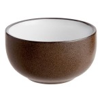Acopa Embers 10 oz. Hickory Brown Matte Stoneware Bowl - Sample Acopa Embers 10 oz. Hickory Brown Matte Stoneware Bowl - Sample