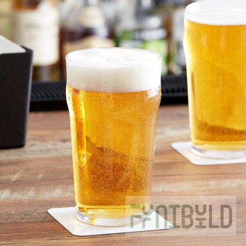 Acopa Select 20 oz. Fully Tempered English Pub / Nonic Glass - Sample