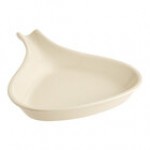 Acopa 18 oz. Black Stoneware Fry Pan Server - 12/Case