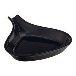 Acopa 18 oz. Black Stoneware Fry Pan Server - 12/Case