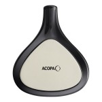 Acopa 18 oz. Black Stoneware Fry Pan Server - 12/Case
