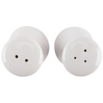 American Metalcraft CSPT2 2 oz. Ceramic Tower Salt and Pepper Shaker Set