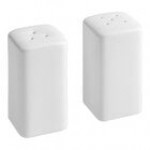 American Metalcraft CSPT2 2 oz. Ceramic Tower Salt and Pepper Shaker Set