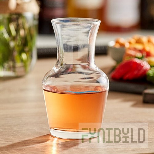 Arcoroc D1C08365 8.25 oz. Wave Carafe with Pour Line by Arc Cardinal - 12/Case