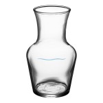 Arcoroc D1C08365 8.25 oz. Wave Carafe with Pour Line by Arc Cardinal - 12/Case Arcoroc D1C08365 8.25 oz. Wave Carafe with Pour Line by Arc Cardinal - 12/Case