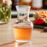 Arcoroc D1C08365 8.25 oz. Wave Carafe with Pour Line by Arc Cardinal - 12/Case Arcoroc D1C08365 8.25 oz. Wave Carafe with Pour Line by Arc Cardinal - 12/Case