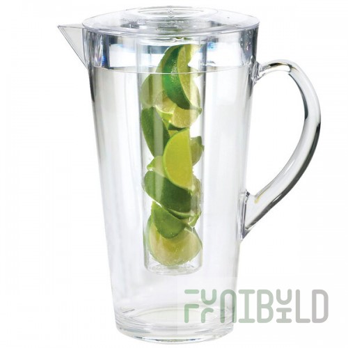 Cal-Mil 682-INFUSION 2 Liter Polycarbonate Pitcher with Infusion Chamber