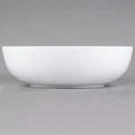 CAC MXS-16 10 Qt. Bright White Porcelain Salad Bowl - 4/Case