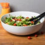 CAC MXS-16 10 Qt. Bright White Porcelain Salad Bowl - 4/Case
