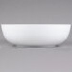 CAC MXS-16 10 Qt. Bright White Porcelain Salad Bowl - 4/Case